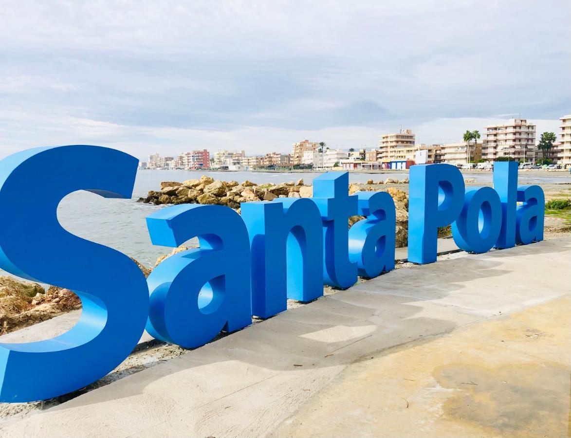 Welcome & Bienvenido A Santa Pola Apartamento A 30 Metros De La Gran Playa ภายนอก รูปภาพ